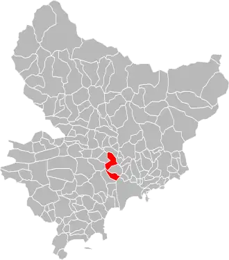 Localisation de Communauté de communes Les Coteaux d'Azur