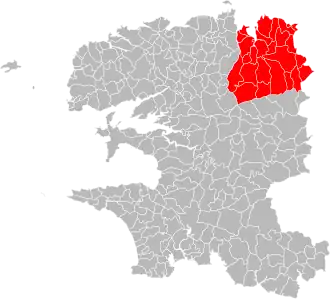 Localisation de Morlaix Communauté