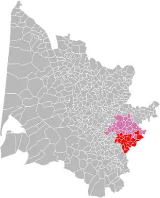 Localisation de Syndicat mixte du Paysdu Haut Entre-deux-Mers