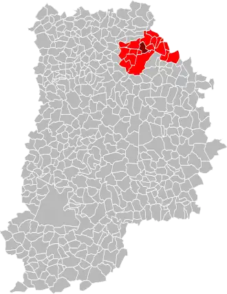 Localisation de Communauté de communes du Pays Fertois