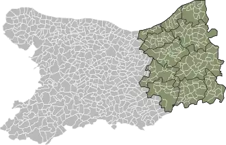 Localisation de Pays d'Auge