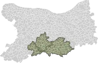 Localisation de Pays Sud Calvados