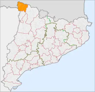 Localisation de Val d'Aran