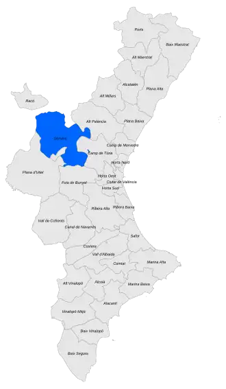 Localisation de Los Serranos