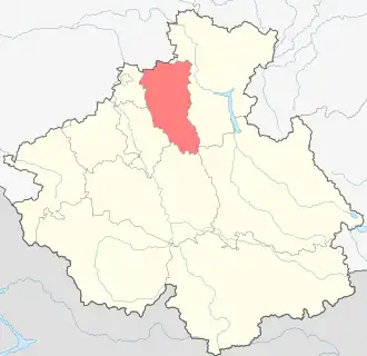 Localisation de Raïon de Tchoïa