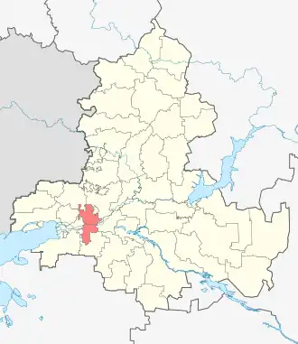 Localisation de Raïon municipal d’Aksaï