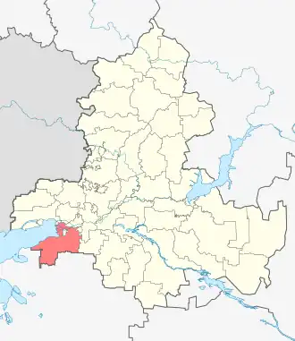 Localisation de Raïon municipal d’Azov