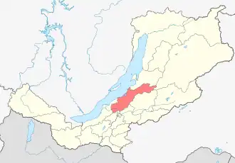 Localisation de Raïon Baïkalien