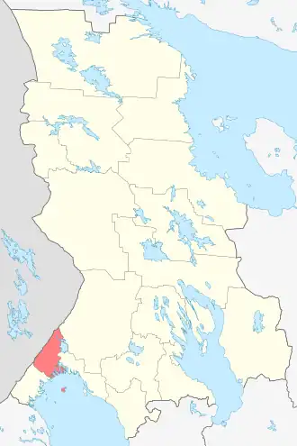 Localisation de Raïon de Sortavala