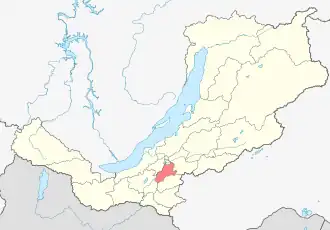 Localisation de Raïon de Tarbagataï