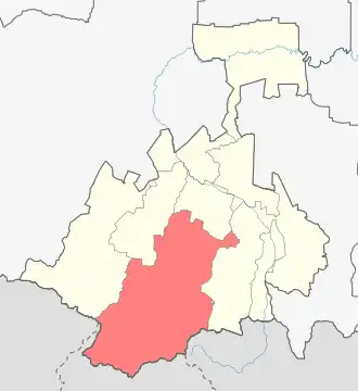 Localisation de Raïon d'Alaguir