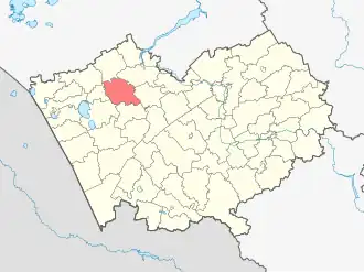 Localisation de Raïon de Baïevo