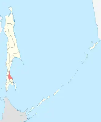 Localisation de Raïon de Dolinsk