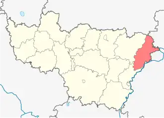 Localisation de Raïon de Gorokhovets