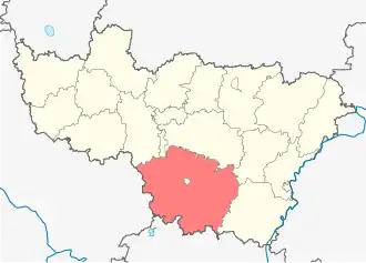 Localisation de Raïon de Gous-Khroustalny