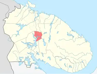 Localisation de Okroug municipal d'Olenegorsk