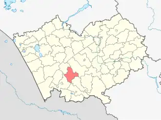 Localisation de Raïon de Pospelikha