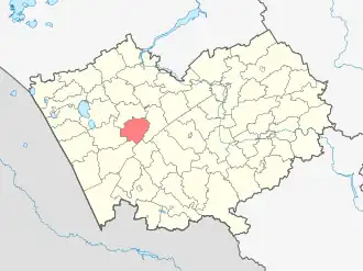 Localisation de Raïon de Romanovo