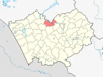 Localisation de Raïon de Chelabolikha