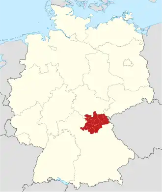 Localisation de District de Haute-Franconie