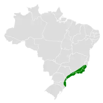 Description de l'image Lophornis chalybeus map 2.svg.