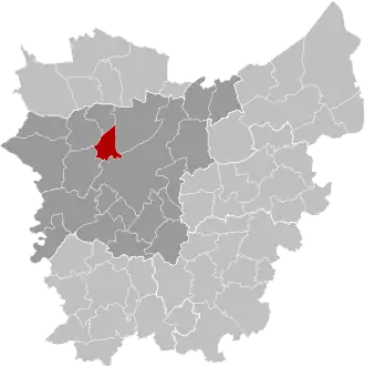 Localisation de Lovendegem