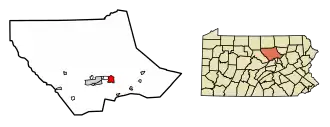 Localisation de Montoursville