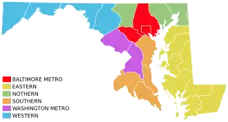 Carte de l'organisation