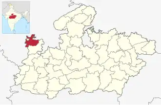 Localisation de District de Neemuch