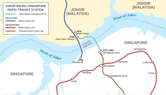 Image illustrative de l’article Système de transport rapide Johor Bahru–Singapour