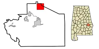 Localisation de Notasulga