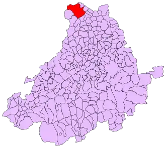 Localisation de Madrigal de las Altas Torres