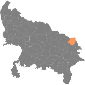 Localisation de District de Maharajganj महाराजगंज जिला