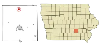 Localisation de New Sharon