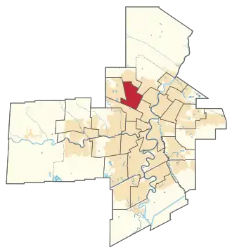 Carte de la circonscription