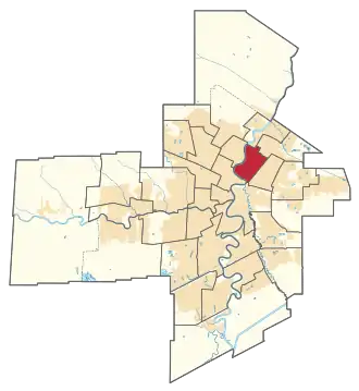 Carte de la circonscription