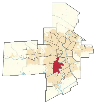 Carte de la circonscription