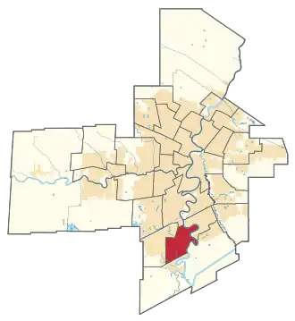 Carte de la circonscription