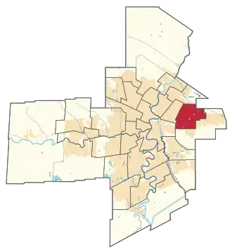 Carte de la circonscription