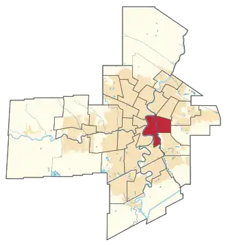 Carte de la circonscription