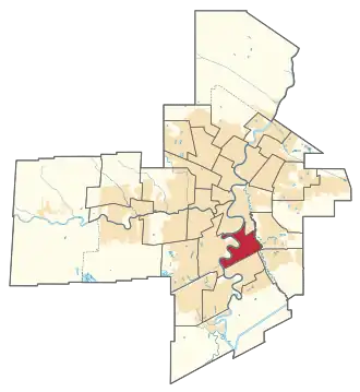 Carte de la circonscription