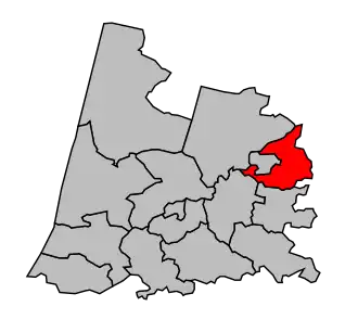 Canton de Tartas-Est