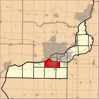 Localisation de Blackhawk Township
