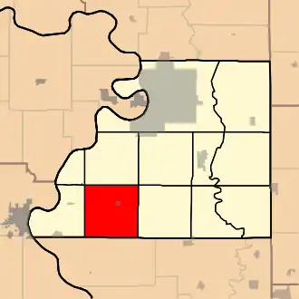 Localisation de Bloomington Township