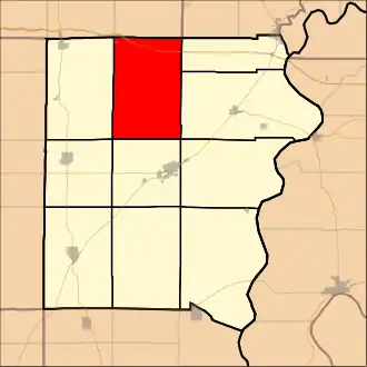 Localisation de Burnt Prairie Township