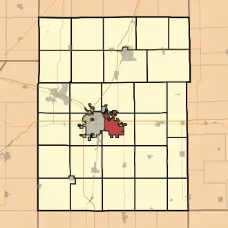 Localisation de Cunningham Township