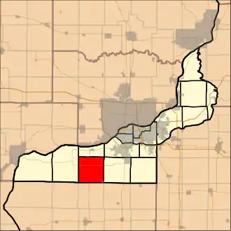 Localisation de Edgington Township