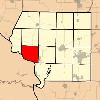 Localisation de Fountain Bluff Township