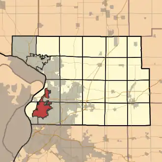 Localisation de Granite City Township