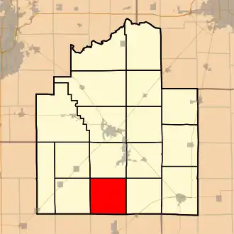 Localisation de Greenwood Township